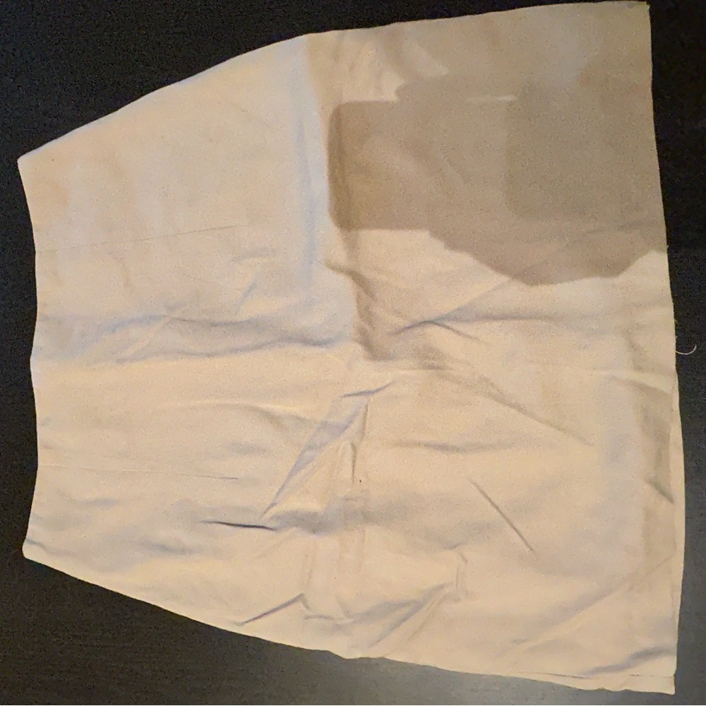 Vintage tan mini skirt